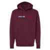 JuanesTeban Burgundy Hoodie Front